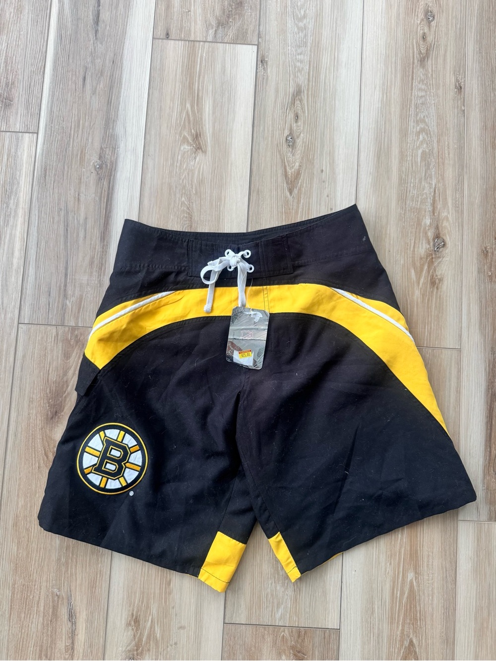 Boston Bruins Black & Yellow Swim Trunks